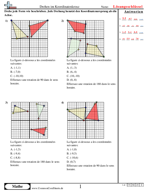  - drehen-im-koordinatenkreuz worksheet