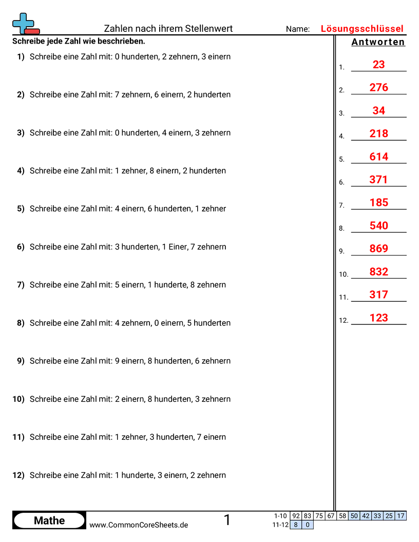  - stellen-verstehen-3-stellig worksheet